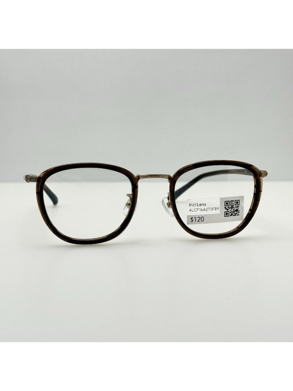 Jins LCF-16A-270F 89 Eyeglasses Eye Glasses Frames 47-20.6-145 39